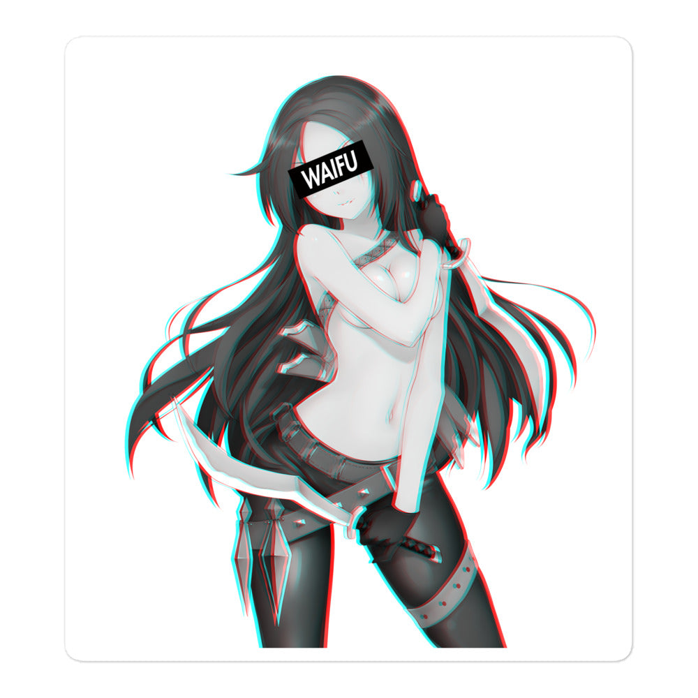 Katarina Waifu Material #003 Kiss Cut Premium Sticker